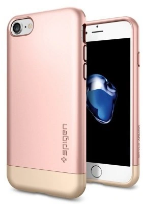 Spigen Style Armor iPhone 7 hoesje Rose