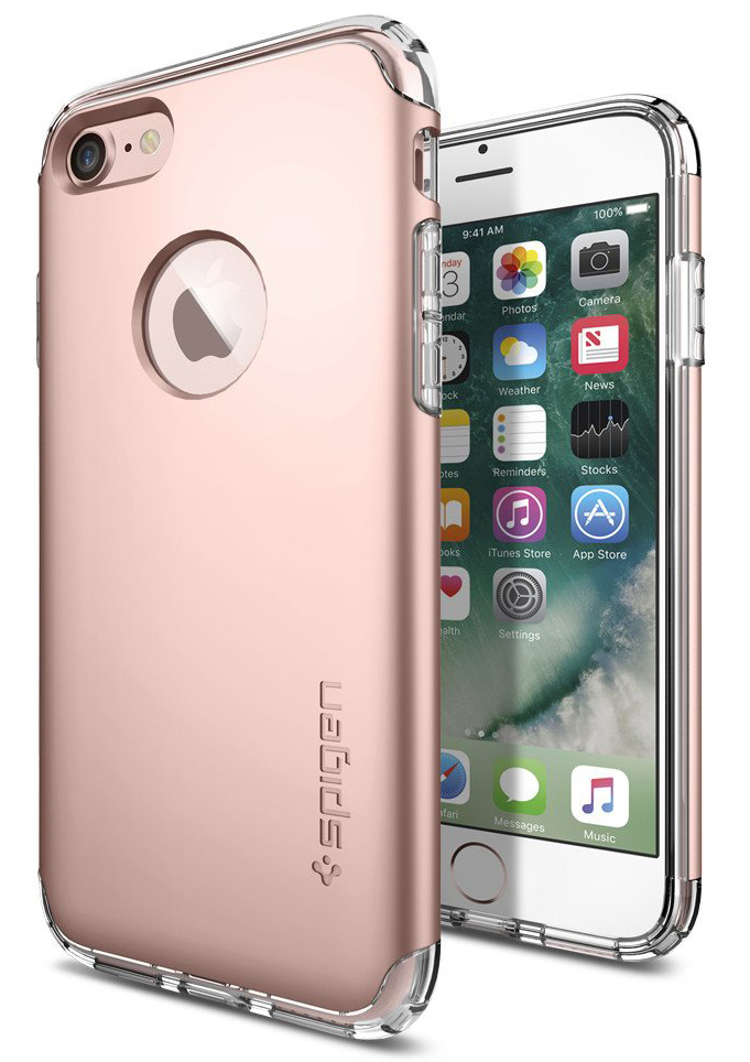 Spigen Hybrid Armor iPhone 8 / 7 hoesje Rose Gold