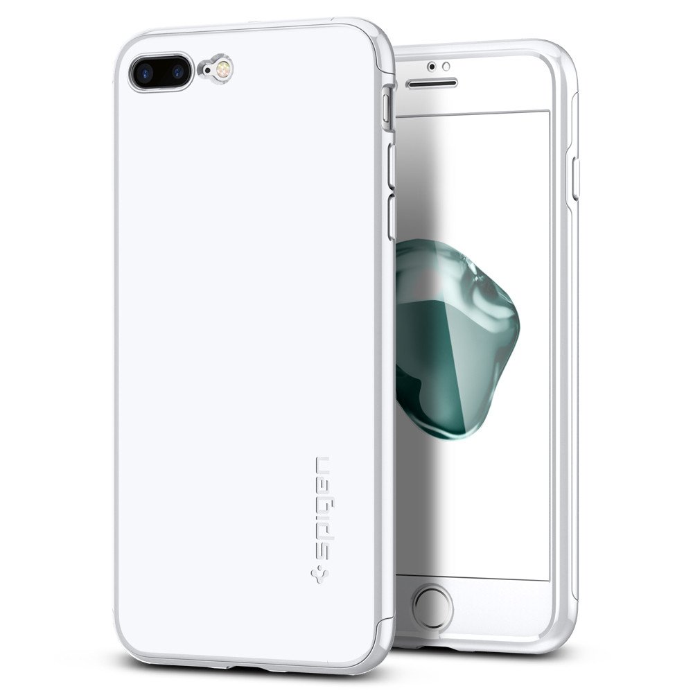 Spigen Thin Fit 360 iPhone 7 Plus hoes Wit