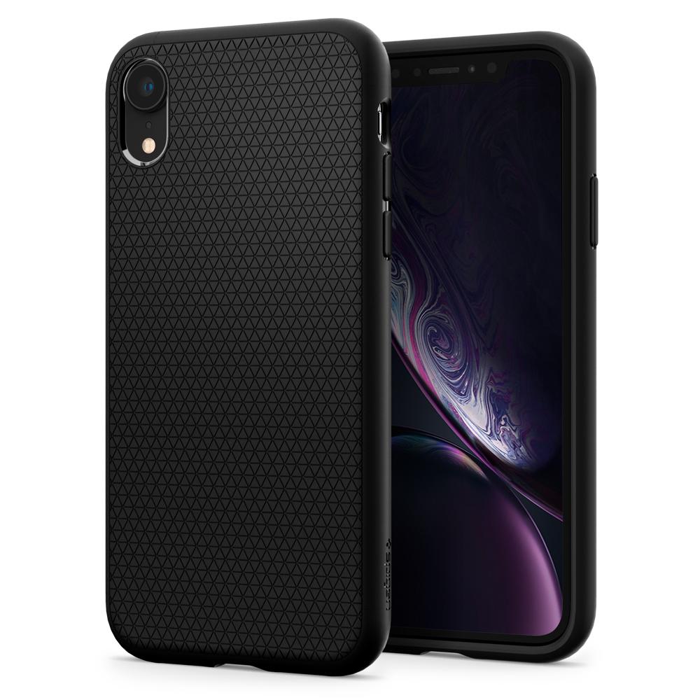 Spigen Liquid Air iPhone Xr hoesje Zwart