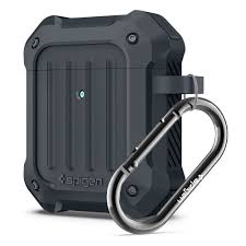 Spigen Tough Armor AirPods hoesje Grijs