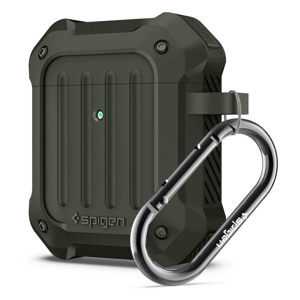 Spigen Tough Armor AirPods hoesje Groen