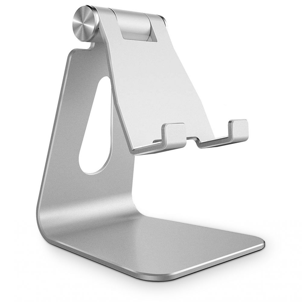 TechProtection AluStand iPhone standaard Zilver
