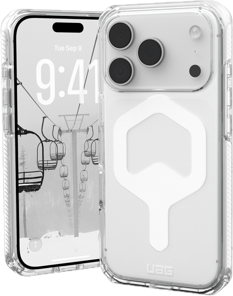 UAG Plyo MagSafe iPhone 17 Pro Max hoesje doorzichtig wit