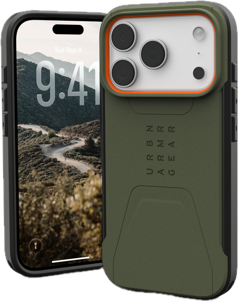 UAG Civilian MagSafe iPhone 17 Pro hoesje groen
