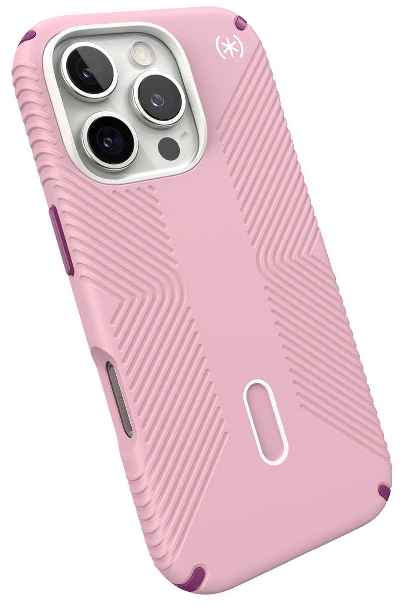 Speck Presidio 2 Grip Clicklock iPhone 16 Pro hoesje roze