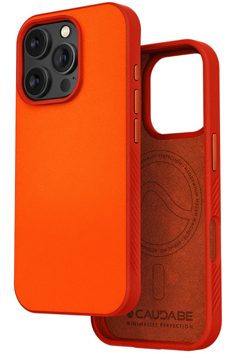 Caudabe Paragon iPhone 16 Pro Max hoesje oranje