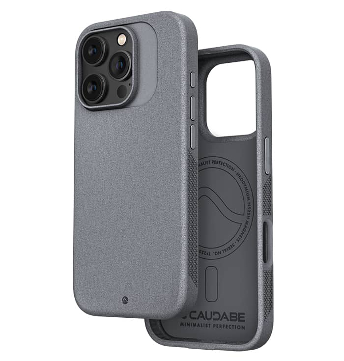 Caudabe Synthesis iPhone 16 Pro hoesje grijs