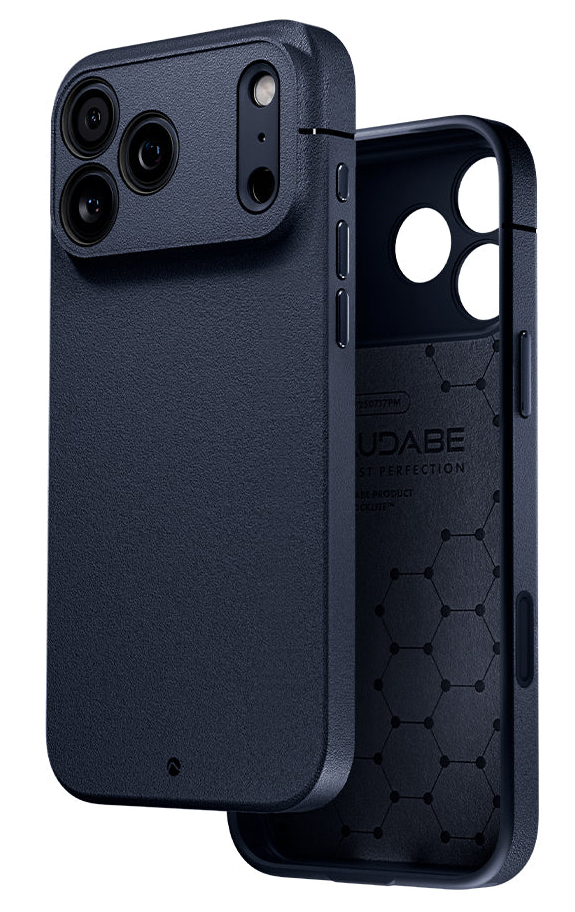 Caudabe Sheath MagSafe 17 Pro hoesje blauw