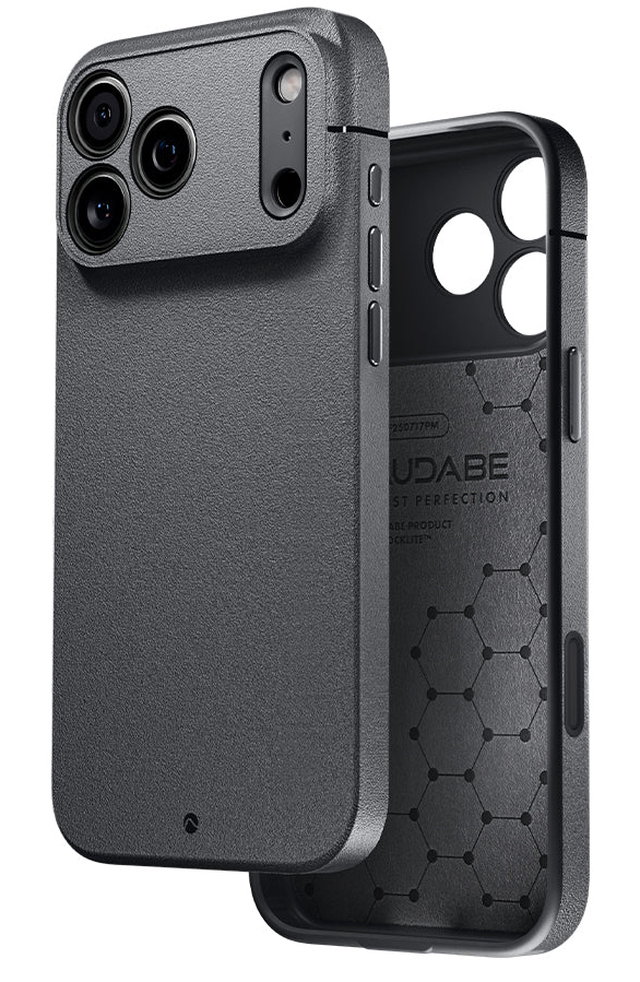 Caudabe Sheath MagSafe 17 Pro hoesje grijs