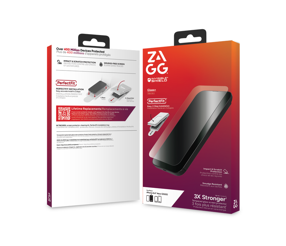 ZAGG InvisibleShield Glass iPhone 17 Air screenprotector