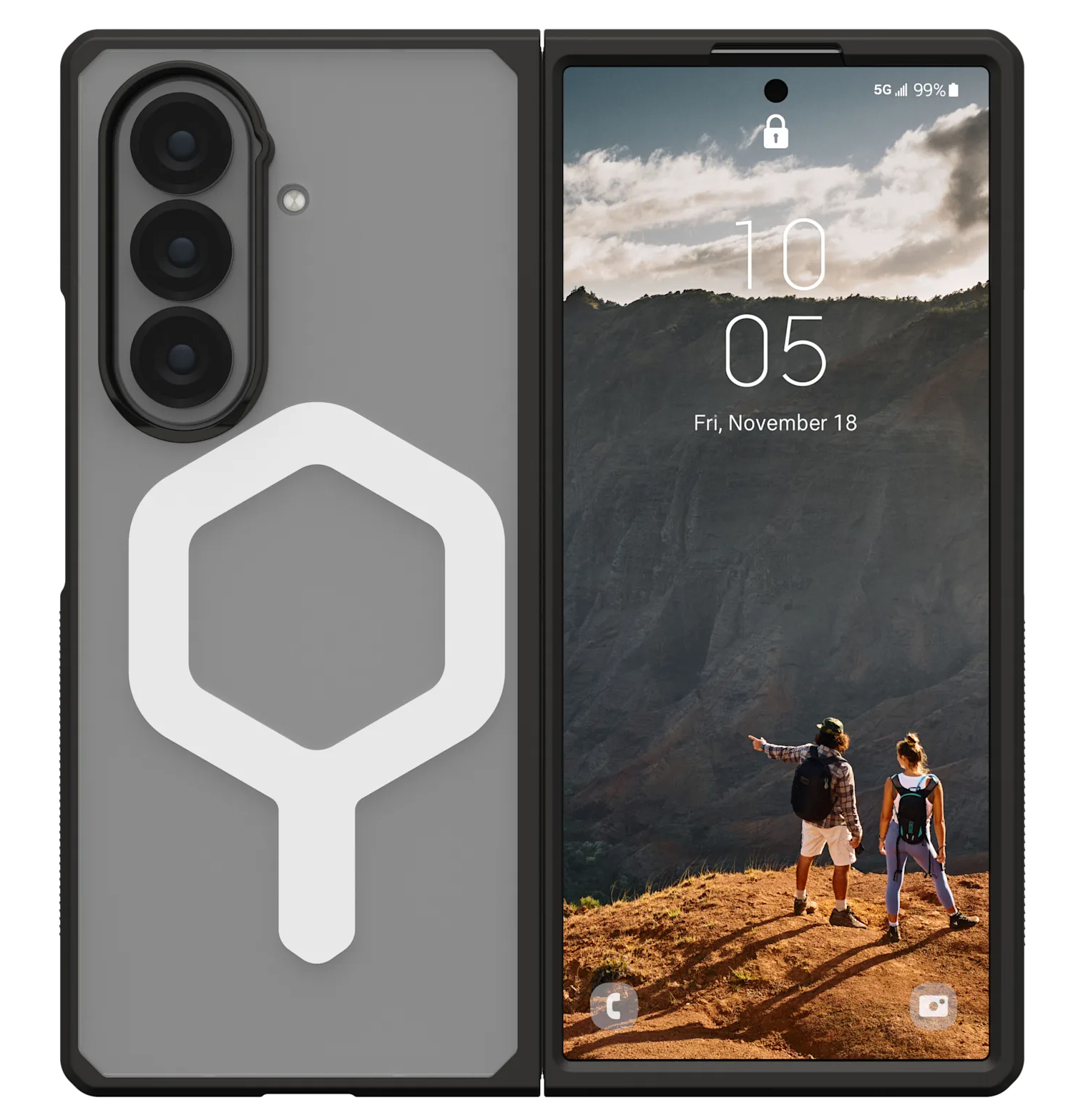 UAG Mouve Galaxy Z Fold 7 hoesje blauw