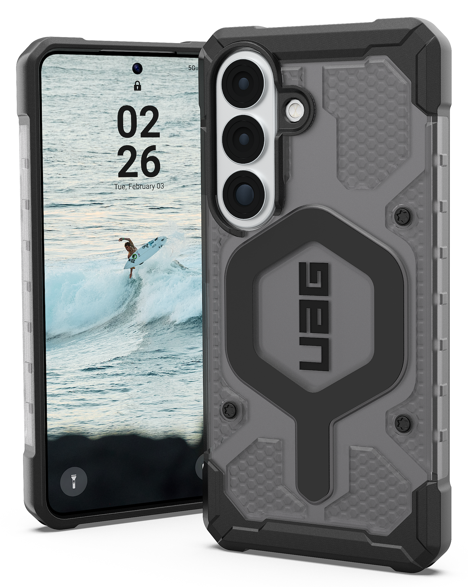 UAG Pathfinder MagSafe Galaxy S26 hoesje ash