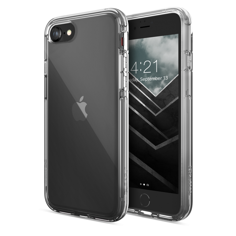 X-Doria Defense Clear iPhone SE 2022 / 2020 hoesje Doorzichtig
