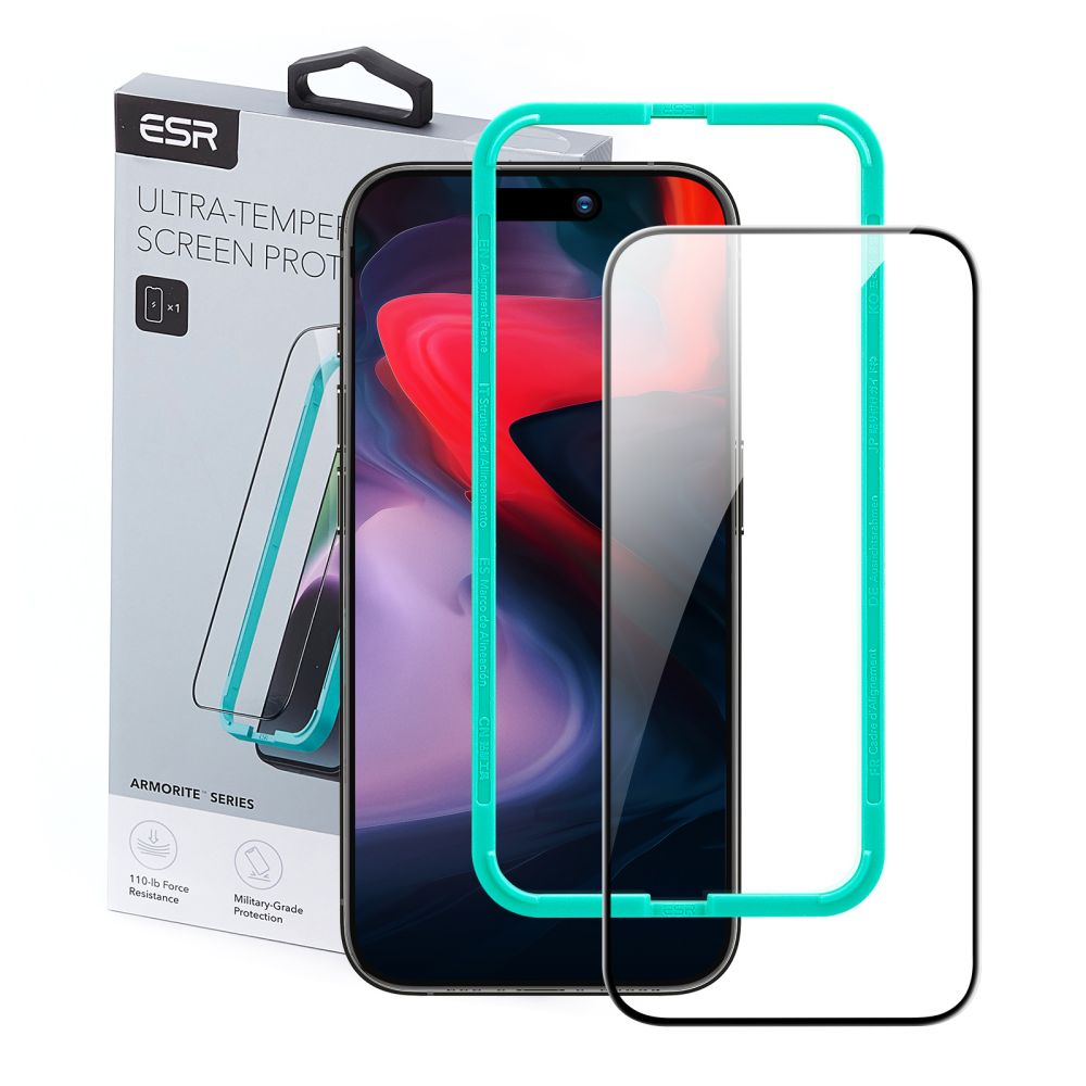 ESR Armorite Glazen iPhone 15 screenprotector