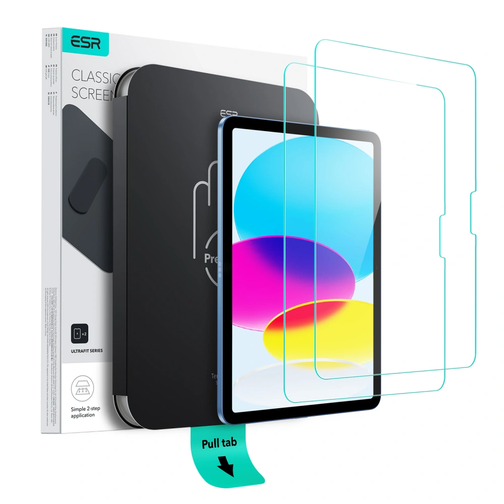 ESR Ultra Fit iPad 2025 / 2022 glazen screenprotector 2 pack