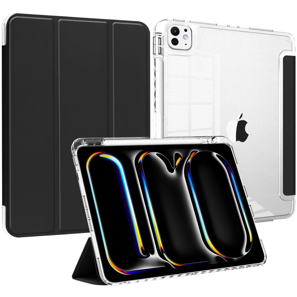 Tech Protection Hybrid Pencil iPad Pro 13 inch hoesje zwart