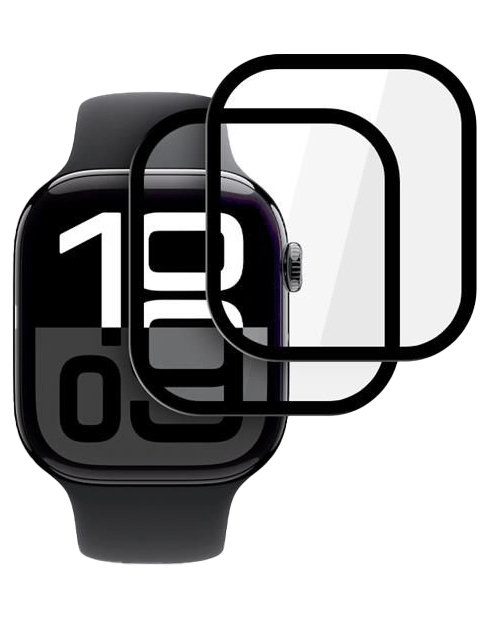 TechProtection Flex Apple Watch 10 46 mm&nbsp;hybride screenprotectors 2 pack