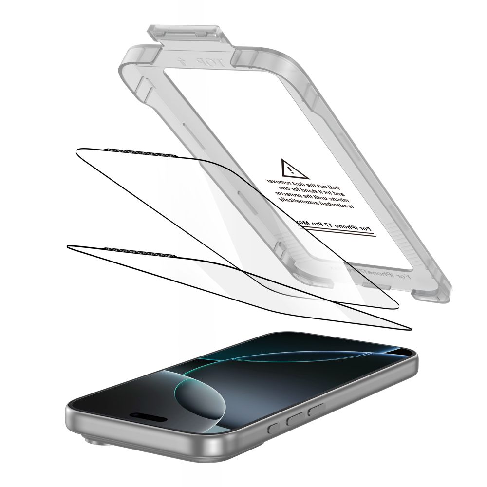 TechProtection Quick Set iPhone Air screenprotector 2 pack