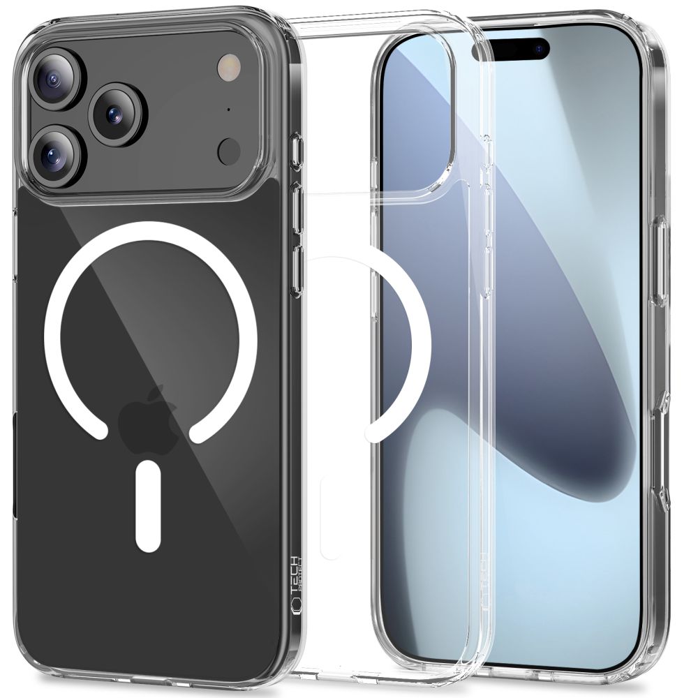 TechProtection Hybrid MagSafe iPhone 17 Pro Max hoesje transparant