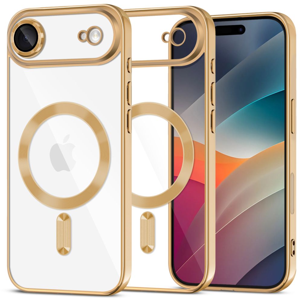 TechProtection Flex MagSafe iPhone 17 Air hoesje goud