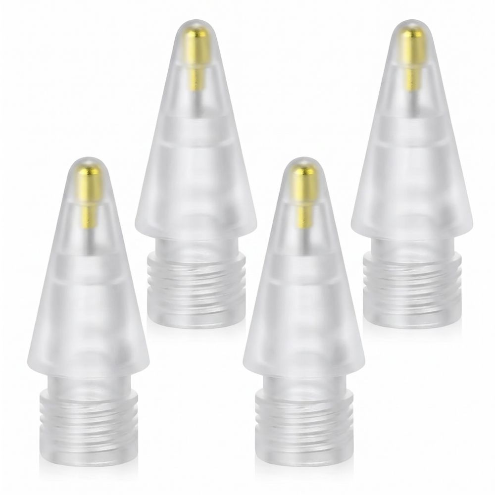 TechProtection Pencil Tips voor Apple Pencil 4 pack transparant