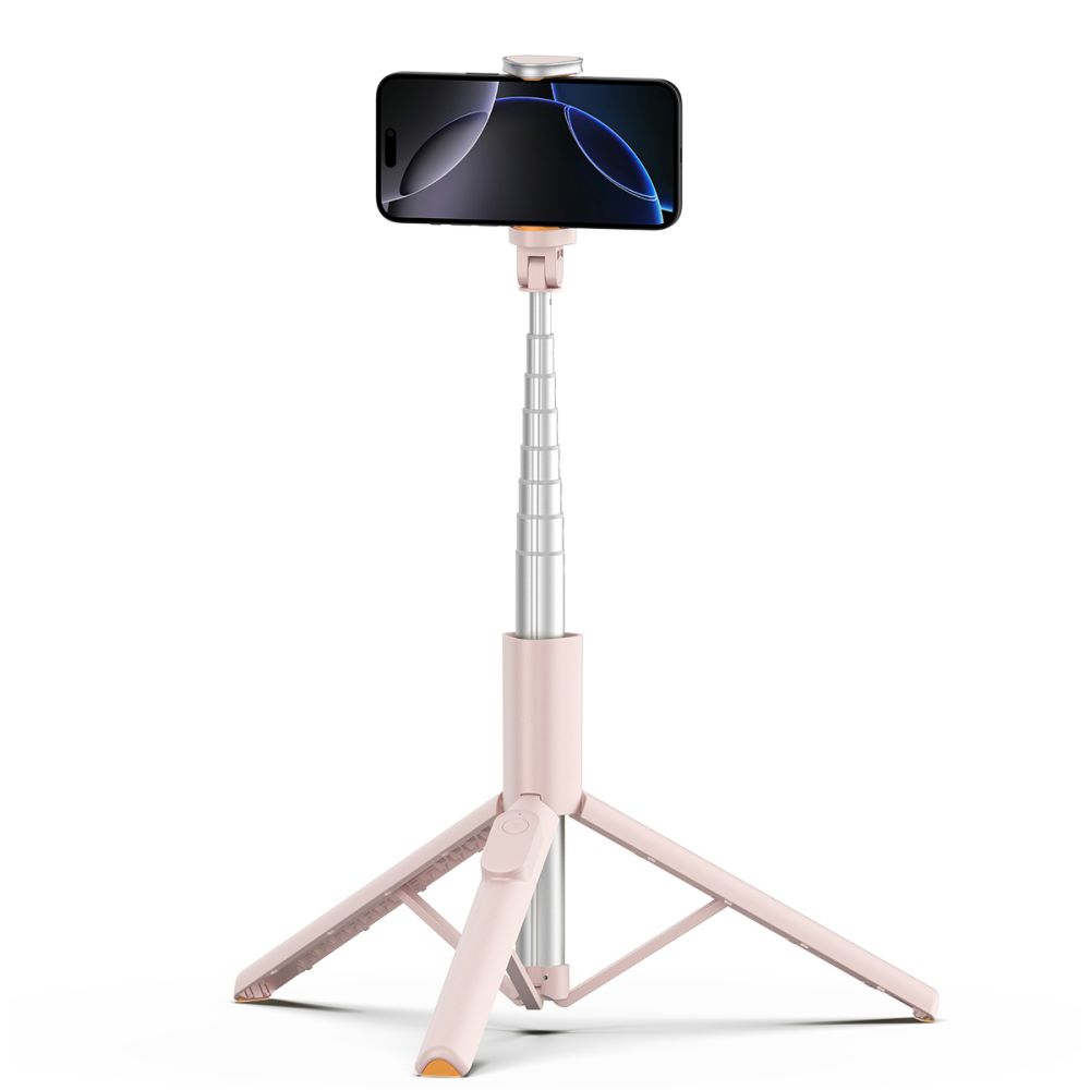 TechProtection Bluetooth Selfie stick / Tripod roze