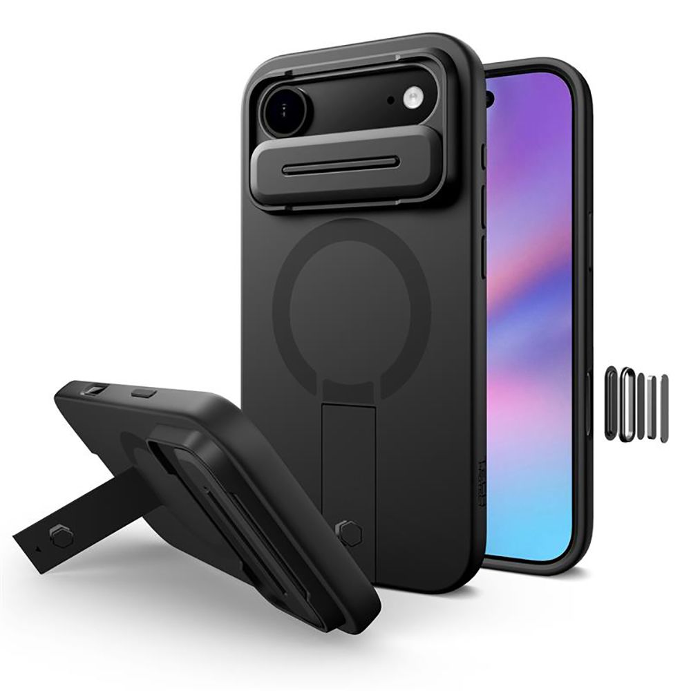 TechProtection Kevlar Aura MagSafe iPhone Air hoesje zwart