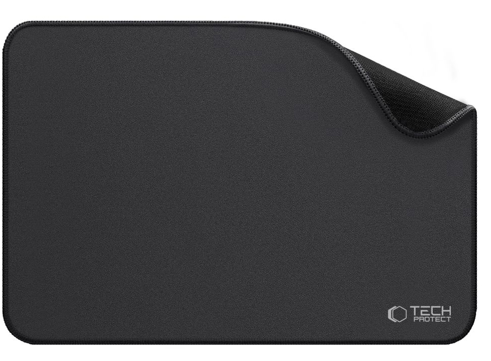 TechProtection universele muismat 35 x 25 cm zwart