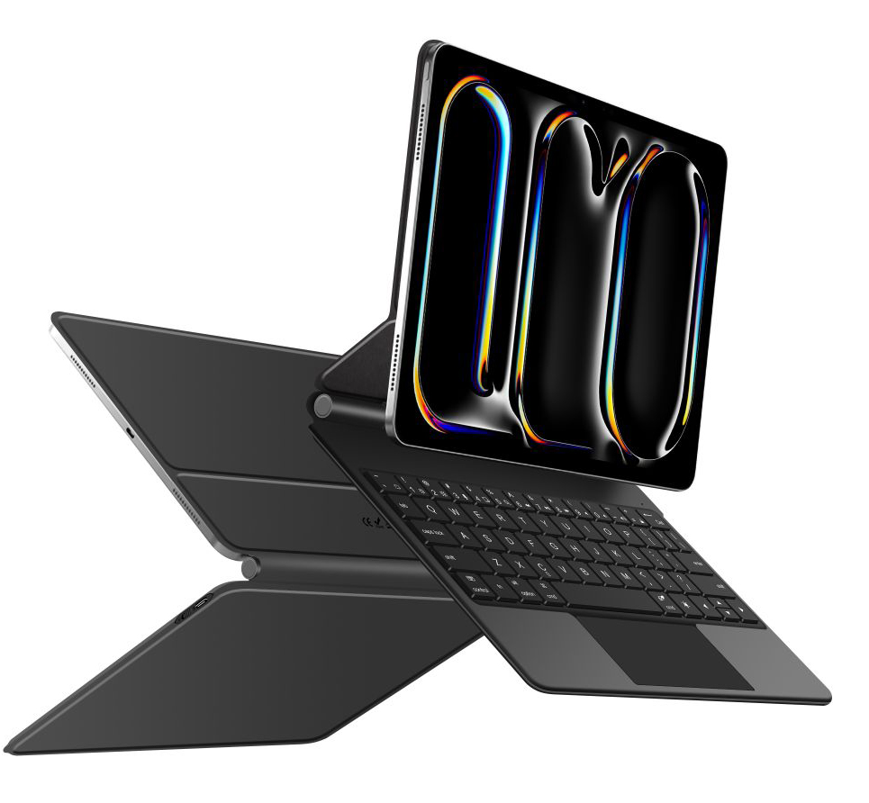 TechProtection Smartcase iPad Pro 13 inch&nbsp;toetsenbordhoesje zwart