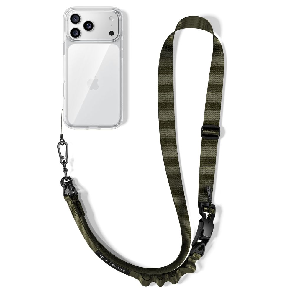 TechProtection Crossbody draagkoord voor elke telefoon groen