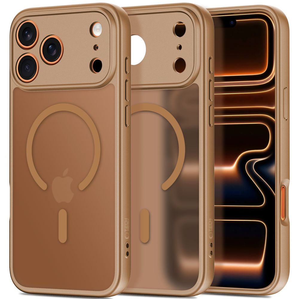 TechProtection Slim MagSafe iPhone 17 Pro Max hoesje bruin