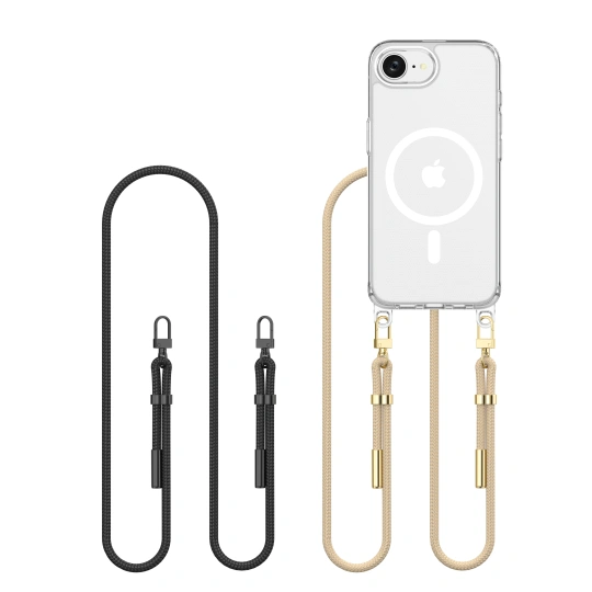 TechProtection MagSafe iPhone 17e / 16e hoesje met draagkoord
