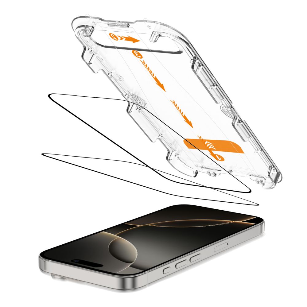 TechProtection Quick iPhone 16 Pro Max glazen screenprotector 2 pack