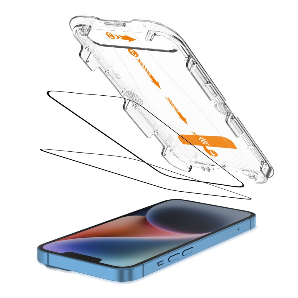 TechProtection Quick iPhone 17e / 16e / 14 / 13 / 13 Pro glazen screenprotector 2 pack