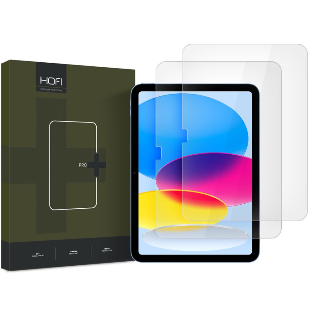 TechProtection iPad 2022 10,9 inch glazen screenprotector 2 pack