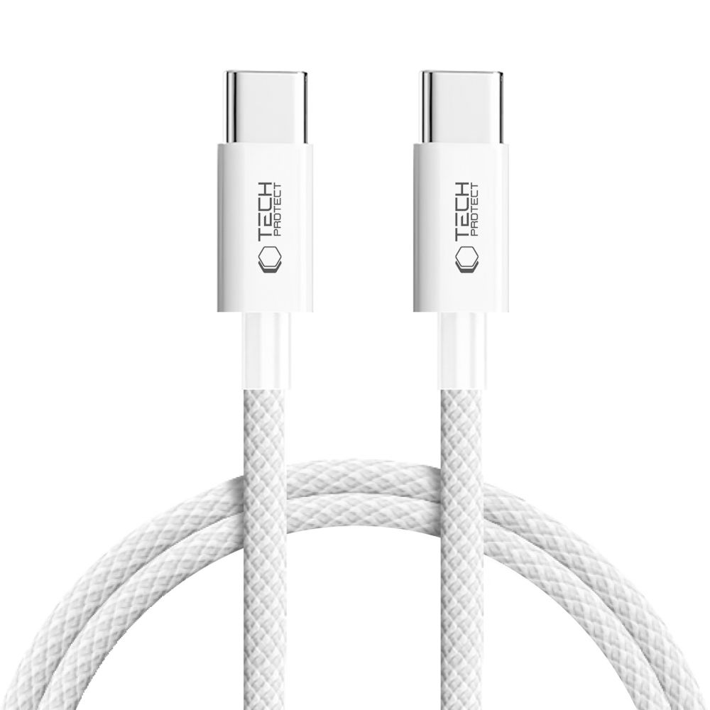 TechProtection Boost USB-C naar USB-C&nbsp;kabel 100 cm wit