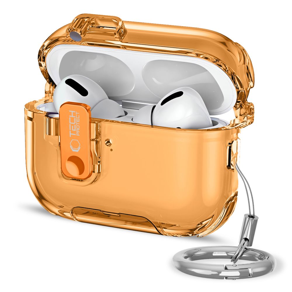 TechProtection Bounce AirPods Pro 3 hoesje oranje