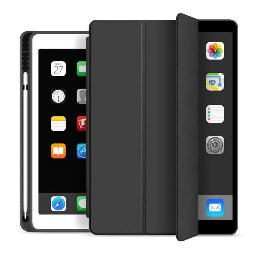 TechProtection Pencil iPad 2019 10,2 inch hoesje Zwart