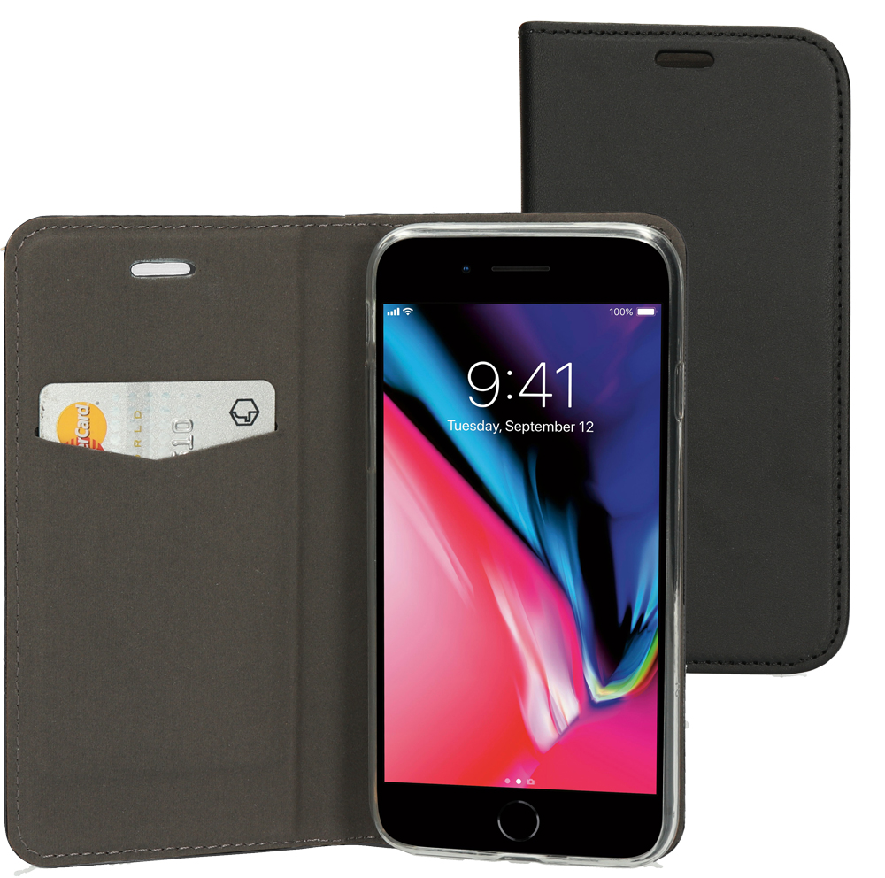 Mobiparts Book iPhone 6/6S hoesje Zwart
