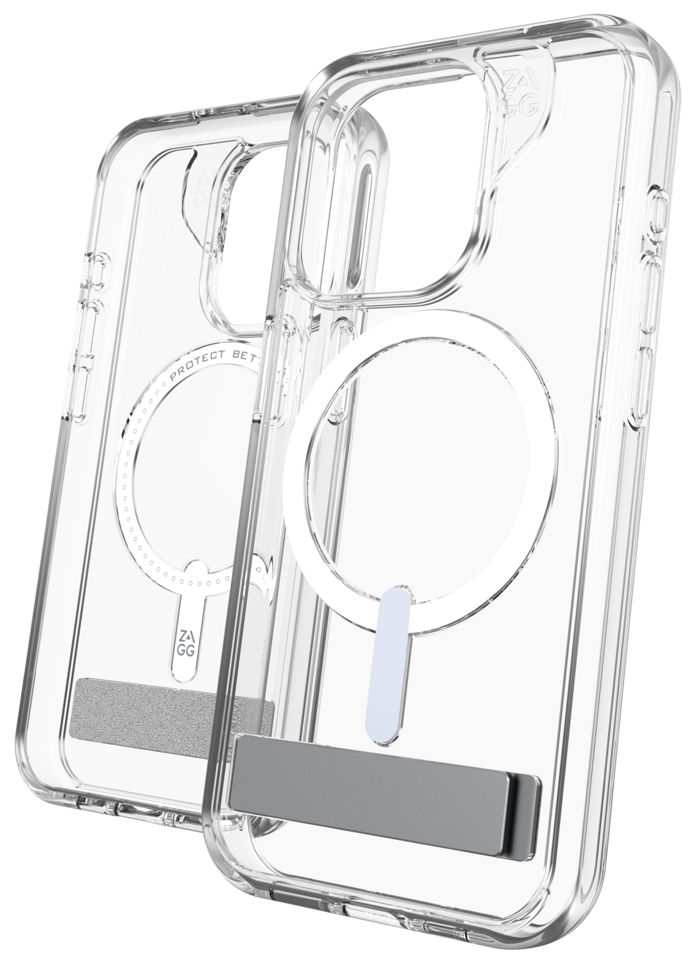 ZAGG Crystal Palace&nbsp;Kickstand iPhone 15 Pro Max hoesje transparant