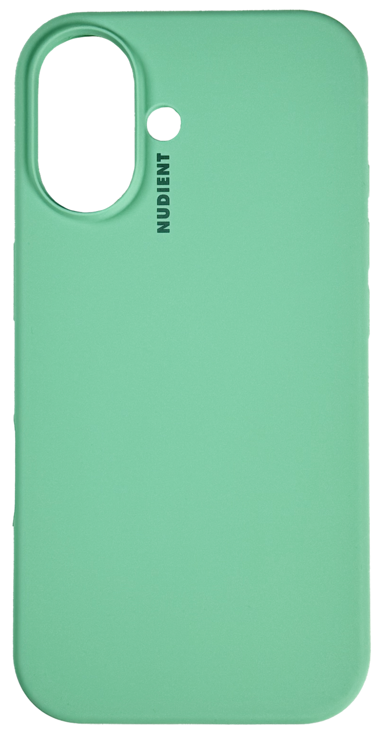 Nudient Base Case iPhone 16 Plus hoesje mintgroen