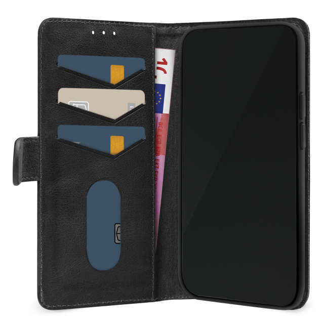 Mobilize Premium Gelly Wallet iPhone 17 Air hoesje zwart