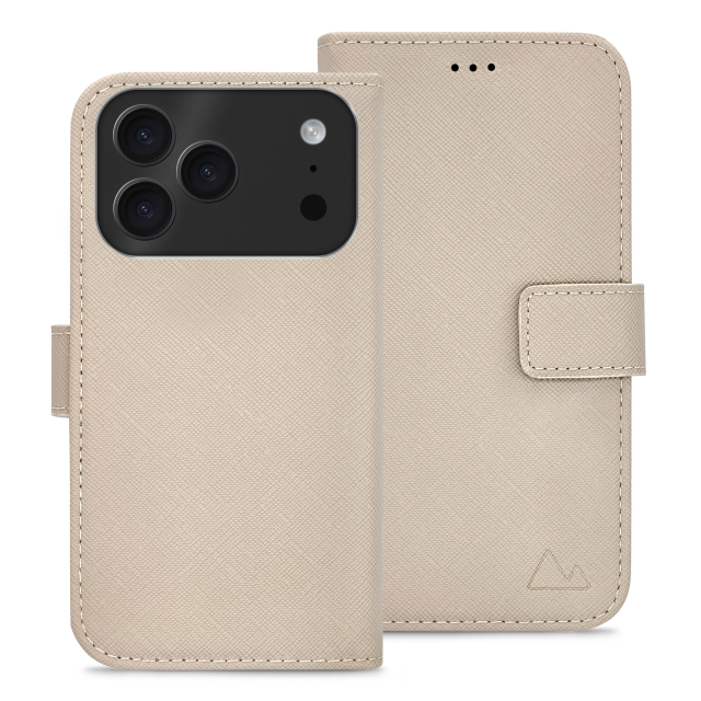 My Style Flex Wallet iPhone 17 Pro hoesje beige