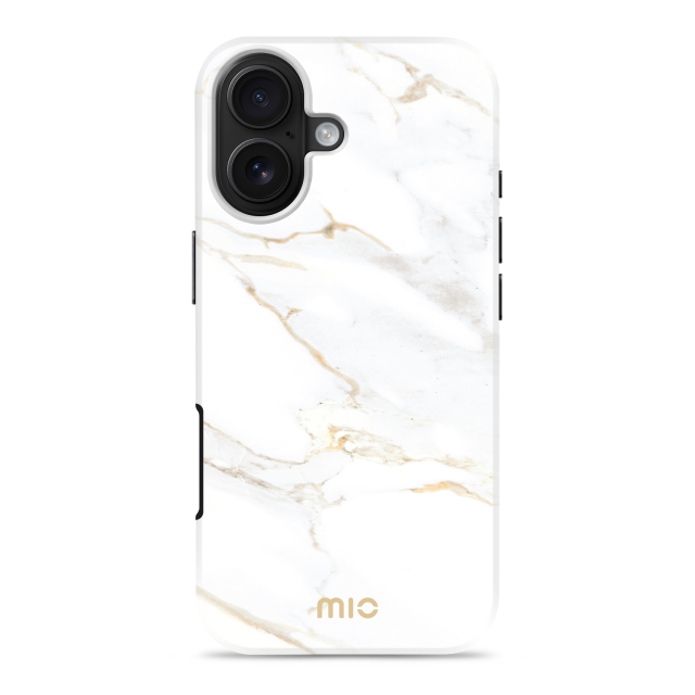 MIO MagSafe iPhone 17 hoesje White Marble