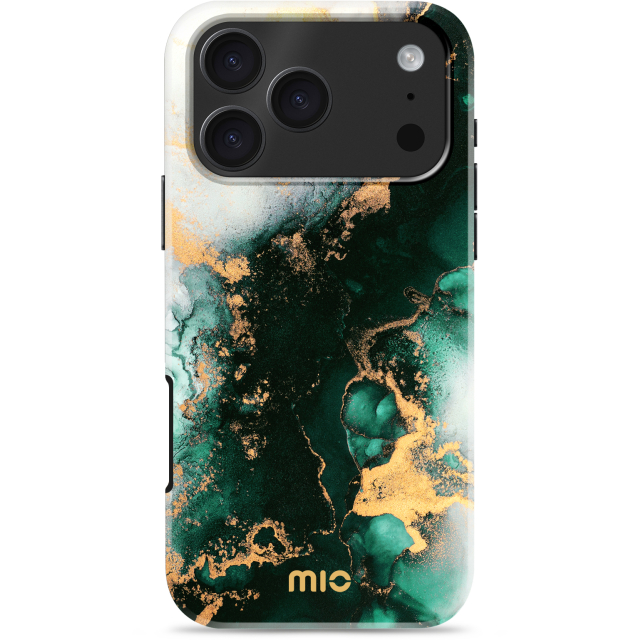 MIO MagSafe iPhone 17 Pro Max hoesje Green Marble