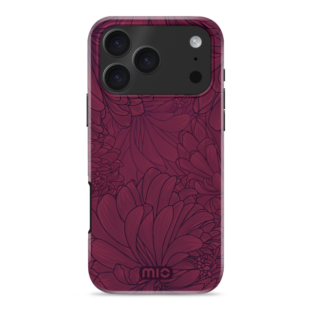 MIO MagSafe iPhone 17 Pro Max hoesje Berry Blooms