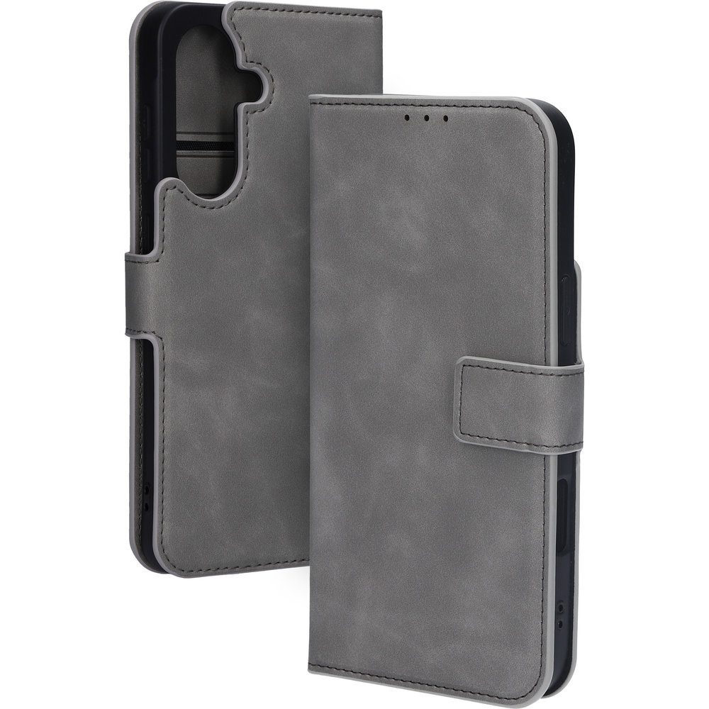 Mobiparts Classic Wallet Galaxy A56 hoesje grijs