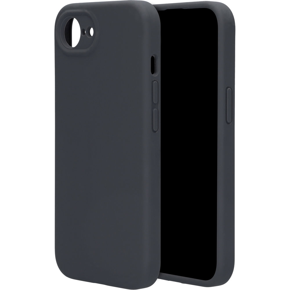 Mobiparts silicone iPhone 17e / 16e hoesje grijs