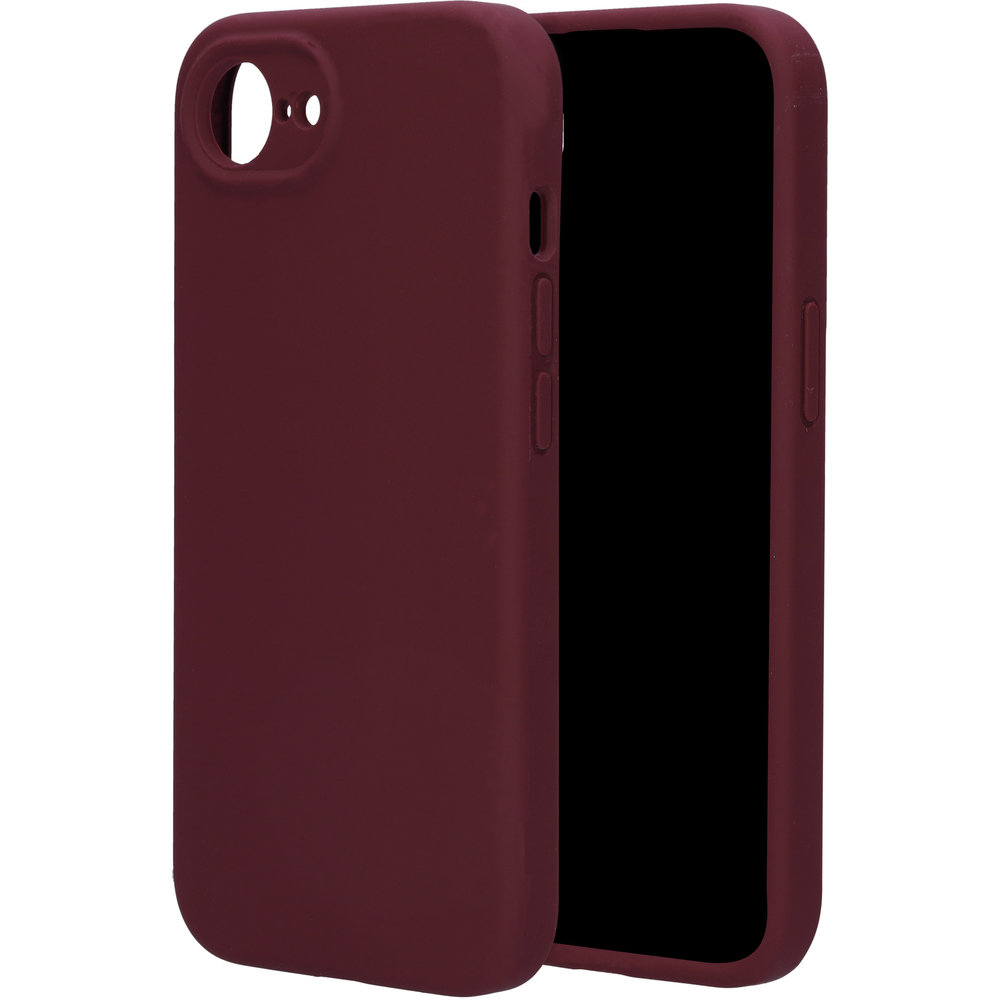 Mobiparts silicone iPhone 17e / 16e hoesje rood